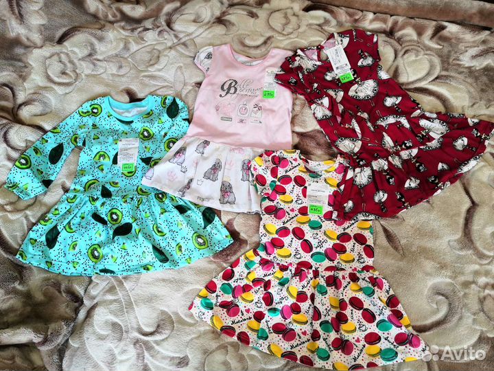 Одежда на девочку 4-5 лет новые