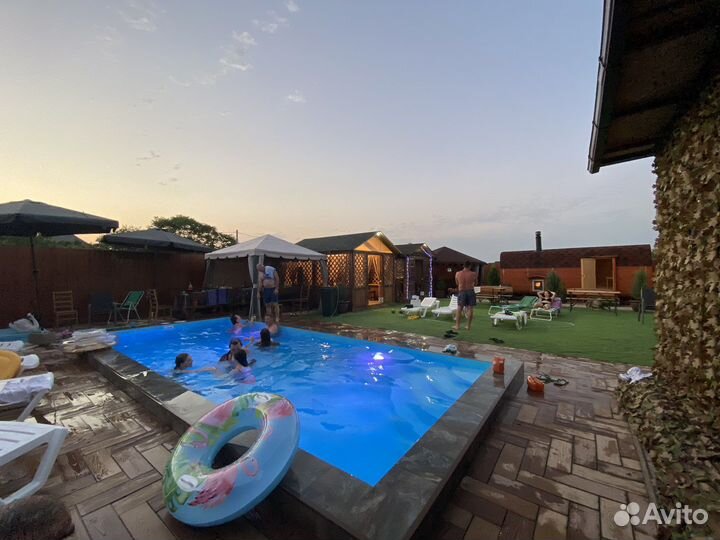 Аренда беседок,Баня на Дровах,Бассейн с подогревом