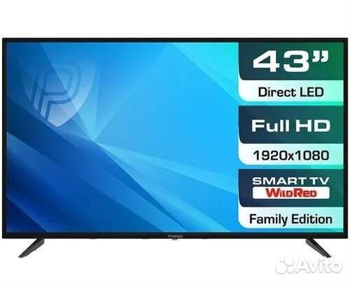 Телевизор Prestigio LED smart 43" Full HD