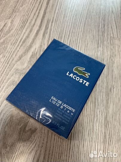 Духи lacoste мужские синие