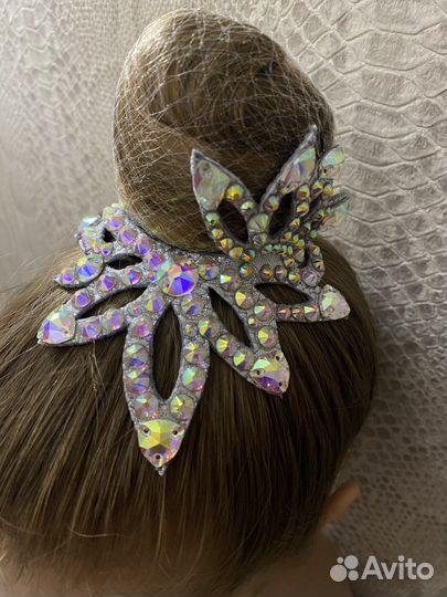 Корона на пучок для художественной гимнастики