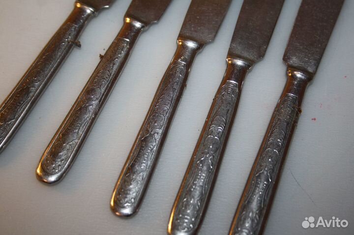 Ложки эмаль СССР, ножи-вилки СССР