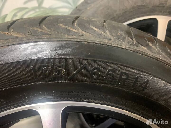 Четыре колёса в сборе. Резине Goodyear