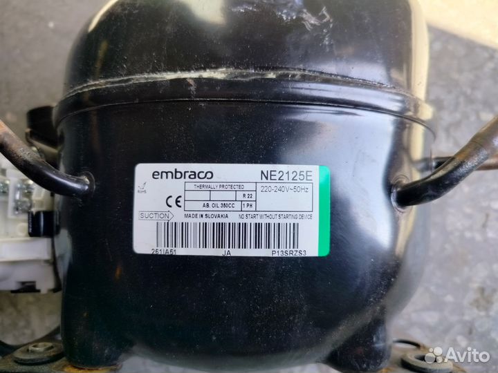 Компрессор для холодильника б/у embraco NE 2125 E