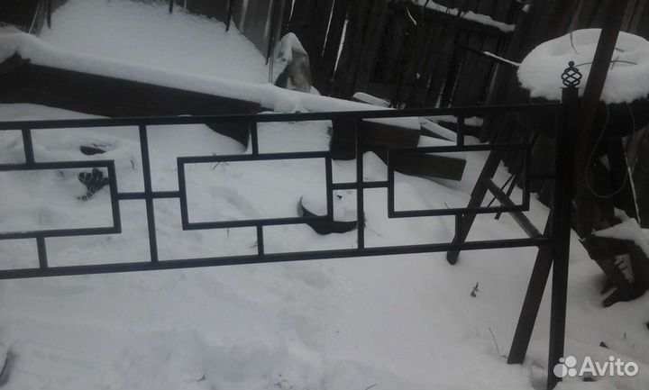 Изготовление ограды на кладбище