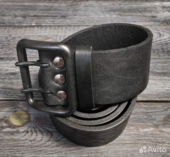 Ремень 5 см из натуральной кожи