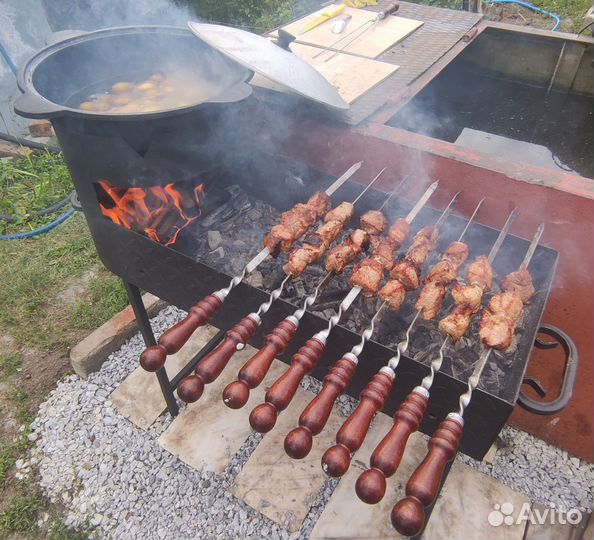 Мангал 3 мм с подказанником