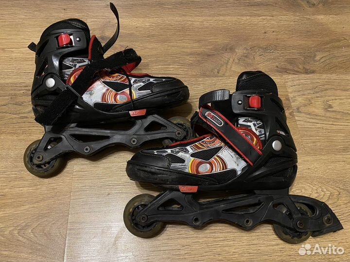 Роликовые коньки reaction, раздвижные 36-41