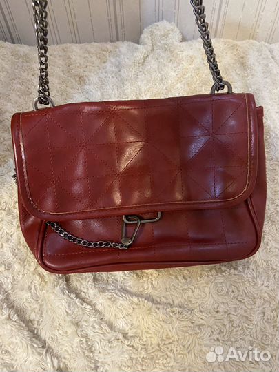 Сумка женская красная