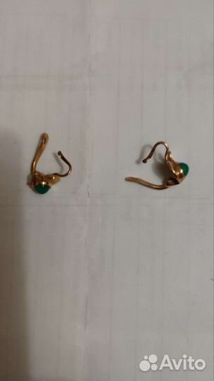Золотые серьги