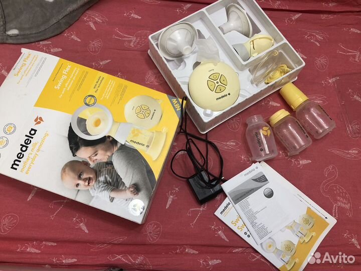 Молокоотсос электрический medela swing flex