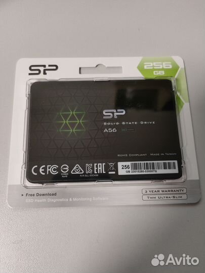 SSD диск 256gb Silicon Power Ace A56 SATA