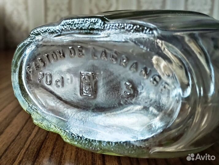 Винтаж: бутылка хрустальное стекло