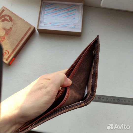 Кошелек мужской коричневый
