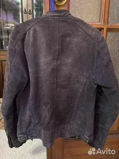 Мужская замшевая куртка zara