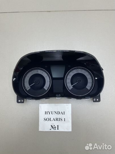 Панель приборов Hyundai Solaris 1