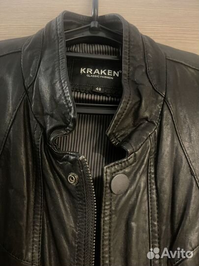 Кожаная куртка мужская