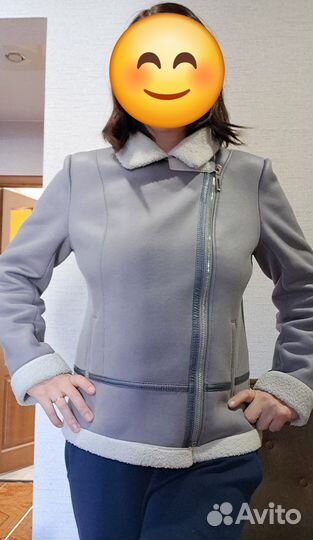 Дублёнка женская весенняя, тонкая