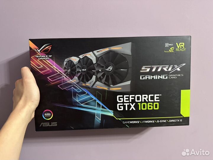 Asus GTX 1060 6Gb strix