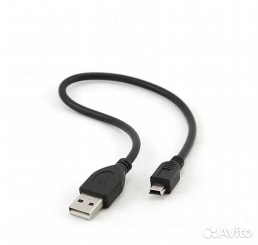 Зарядный кабель mini usb на usb 20 см