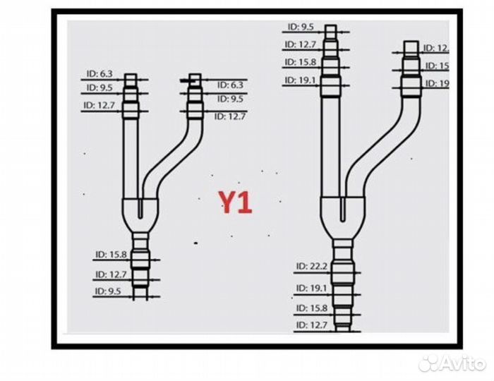 Разветвитель универсальный Y1 (рефнет)