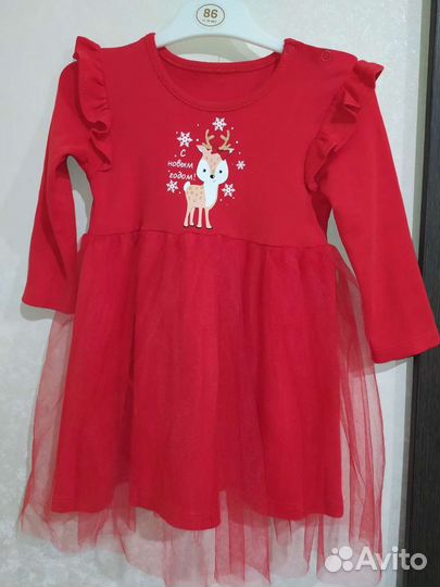 Платье для девочки 86 размер