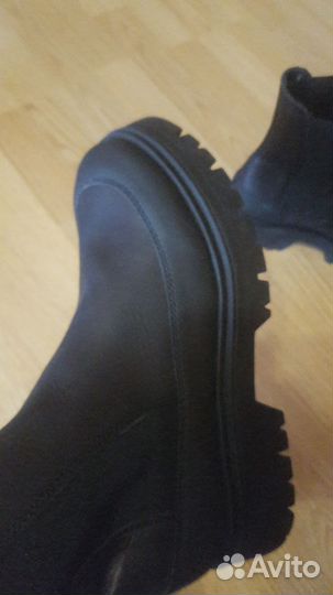 Ботинки толстой подошве кожа Тамарис 41 Португалия