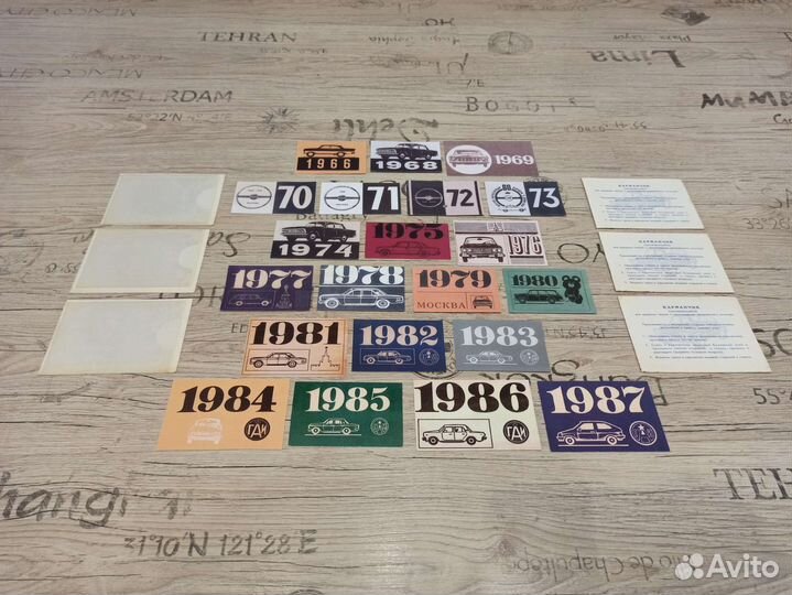 Новый держатель СССР талон Техосмотра ваз газ заз