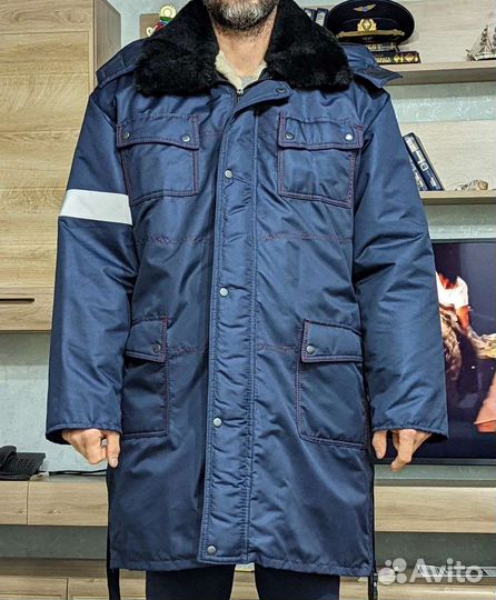 Полушубок из овчины мужской
