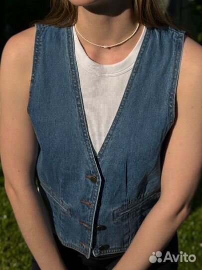 Жилетка джинсовая женская 44 46