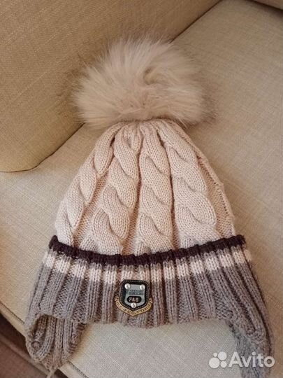 Шапка для мальчика утепленная