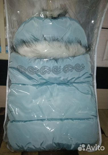 Конверт на выписку зимний. Состояние нового