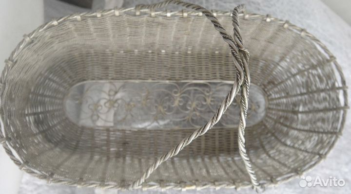 Конфетница из мельхиора