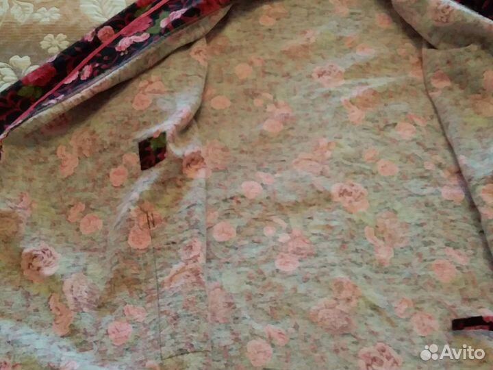 Халат фланеливый теплый