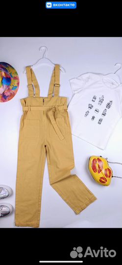 Комбинезон брюки летние на девочку