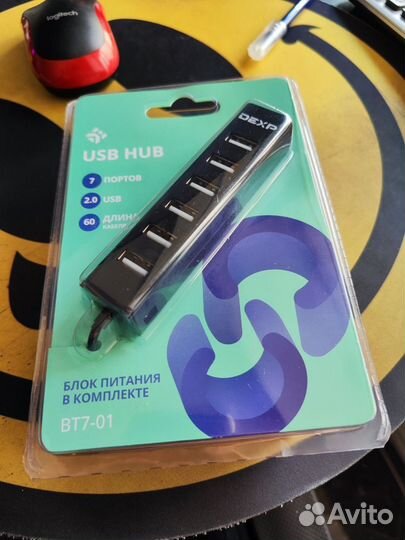 USB-разветвитель dexp BT7-01, hub