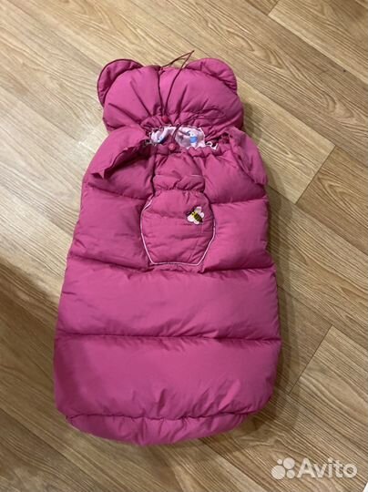 Конверт в коляску пух перо