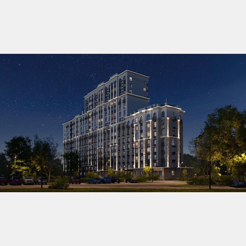 2-к. квартира, 44,9 м², 9/15 эт.