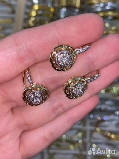 Серьги и кольцо