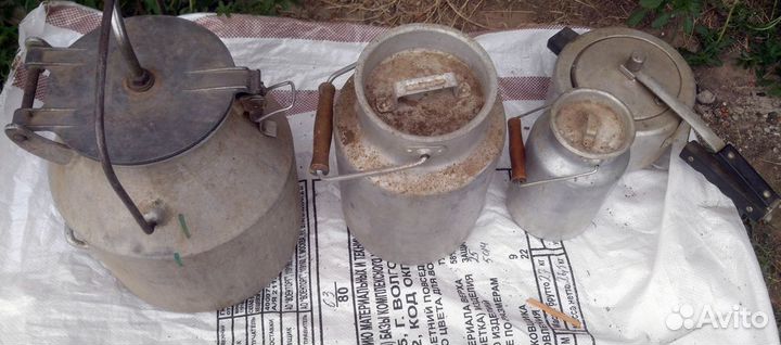 Бидон алюминиевый 20л, 10л, 3л. Скороварка