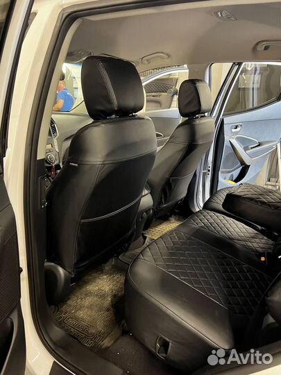 Чехлы из экокожи Ромб Hyundai Creta от Автопилот