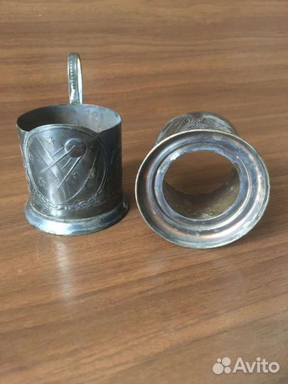 Подстаканники мельхиор 