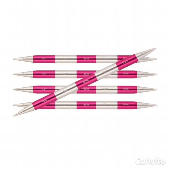 Спицы носочные алюминиевые Smartstix KnitPro, 14