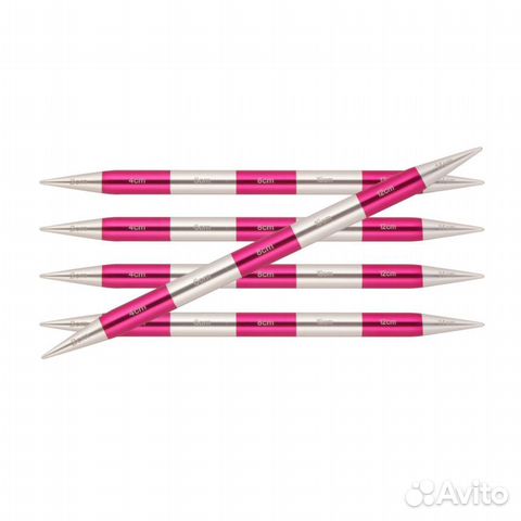 Спицы носочные алюминиевые Smartstix KnitPro, 14