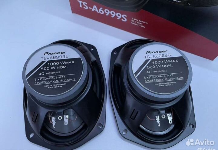 Динамики Pioneer овалы