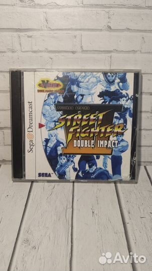 Игра Street fighter double impact sega Dreamcast