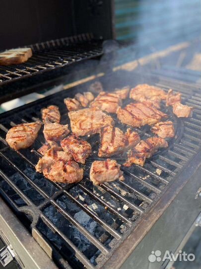 Мангал гриль коптильня