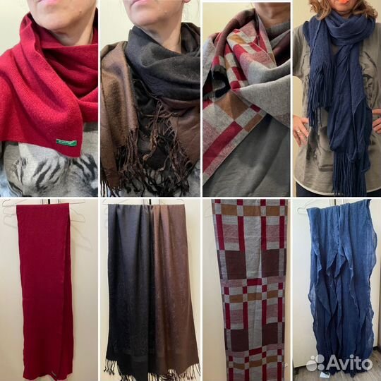 Шапка, шарф, перчатки женские