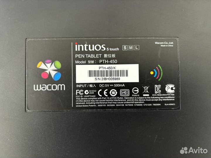 Графический планшет Wacom intuos pro 5 S