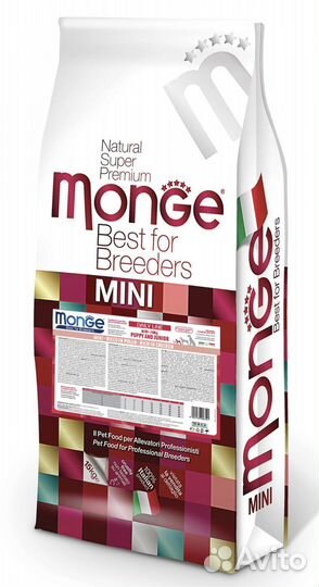 Корм супер премиум класса Monge, Gemon